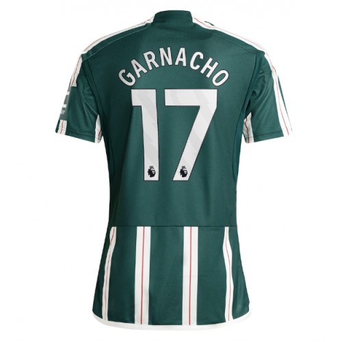 Fotbalové Dres Manchester United Alejandro Garnacho #17 Venkovní 2023-24 Krátký Rukáv